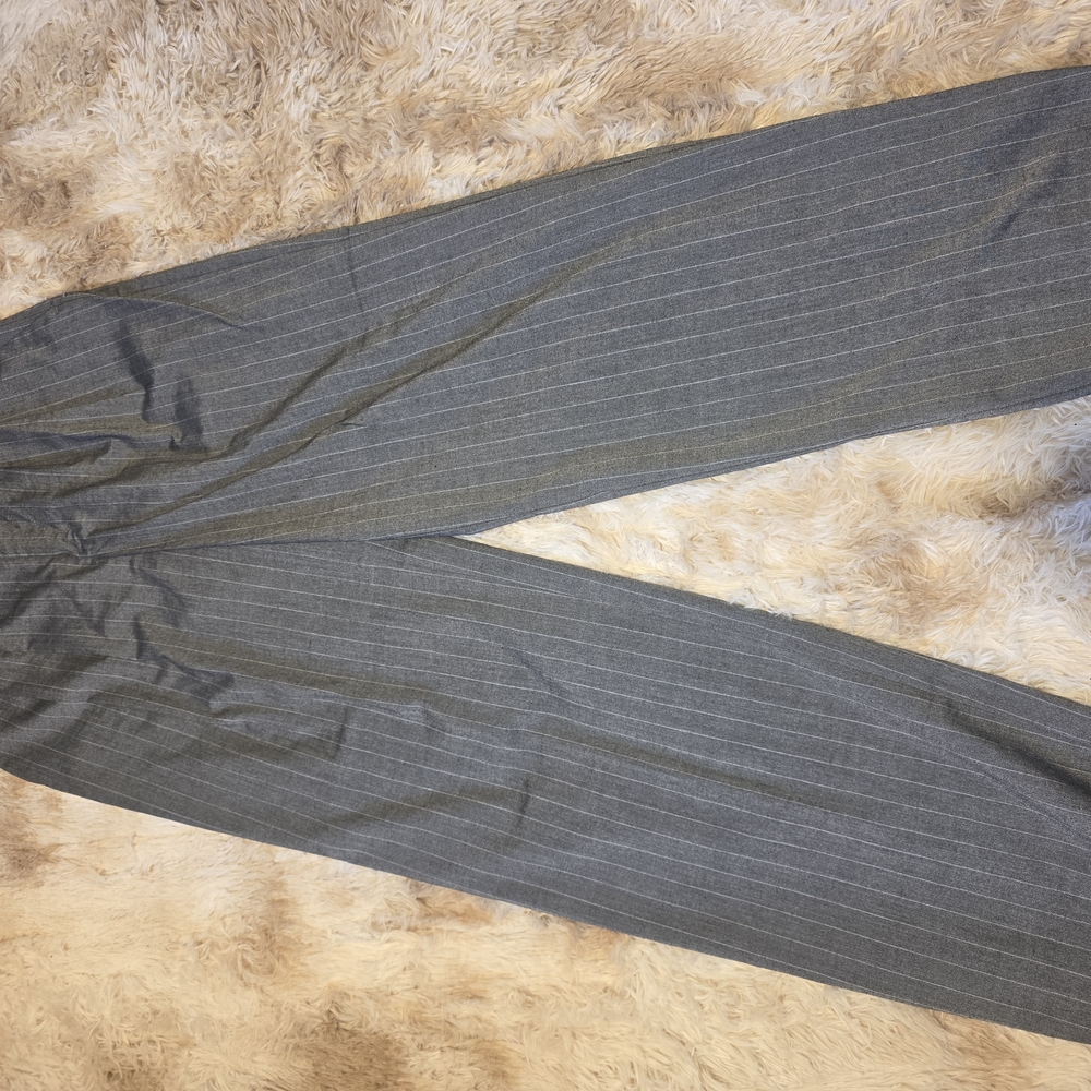 Women's Gray Pinstripe Pants
